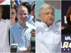 Discursos de los cuatro candidatos presidenciales registrados por el (INE)